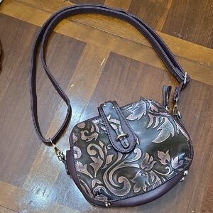 M. C. Floral Women's Tooled Leather Bag